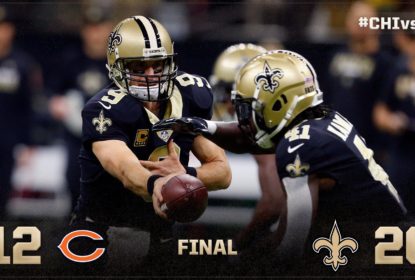 Jogo corrido de New Orleans decide e Saints vencem Bears - The Playoffs