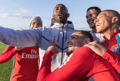 Kobe Bryant visita CT do Paris Saint-Germain e se encontra com jogadores brasileiros - The Playoffs