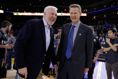 Gregg Popovich seria um grande presidente dos EUA, diz Steve Kerr - The Playoffs