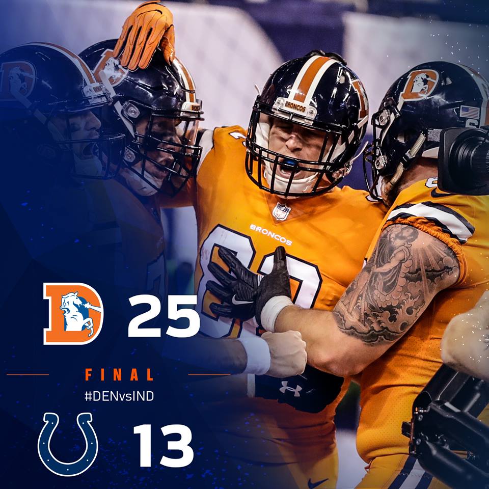 Denver Broncos derrota o Indianapolis Colts por 25 a 13