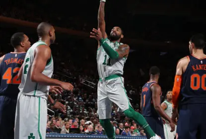 Kyrie Irving flerta com triplo-duplo e Celtics vencem Knicks no Garden - The Playoffs