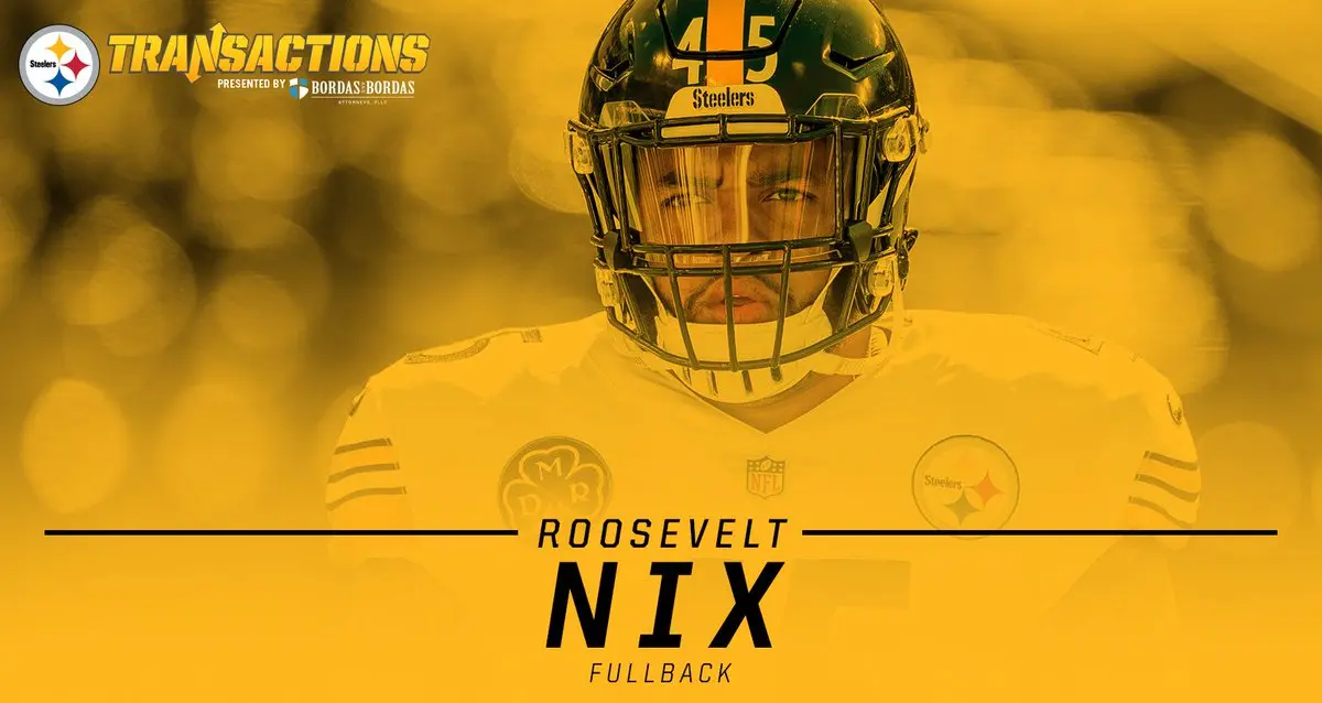 Pittsburgh Steelers anuncia renovação de contrato com Roosevelt Nix por quatro anos