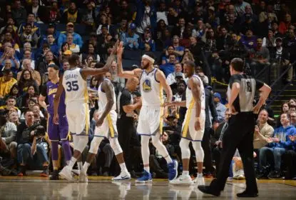 Golden State Warriors bate o Los Angeles Lakers em casa mesmo com ausências importantes - The Playoffs