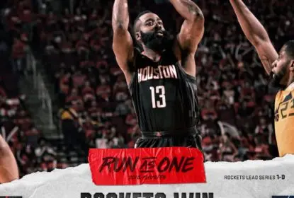 Houston Rockets bate Utah Jazz em grande tarde de James Harden - The Playoffs