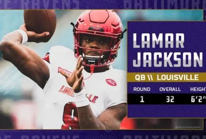 Ravens selecionam Lamar Jackson na última escolha do primeiro round - The Playoffs
