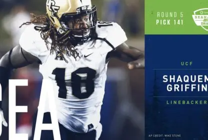 Shaquem Griffin é selecionado pelo Seattle Seahawks, time do irmão gêmeo, no Draft da NFL de 2018