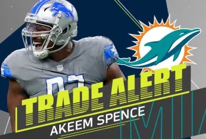 Dolphins adquirem defensive tackle Akeem Spence em troca com Lions - The Playoffs