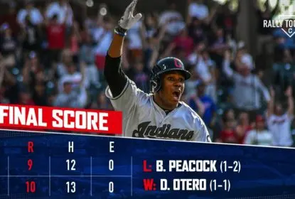 Indians vencem Astros com walk-off HR na 14ª entrada - The Playoffs