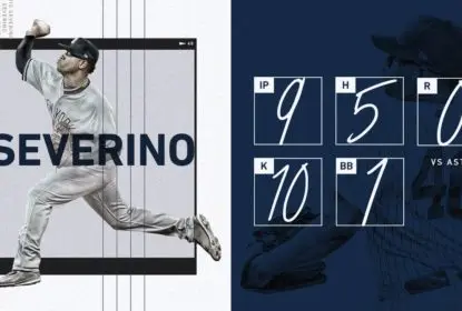Luis Severino arremessa jogo completo em mais uma vitória dos Yankees - The Playoffs