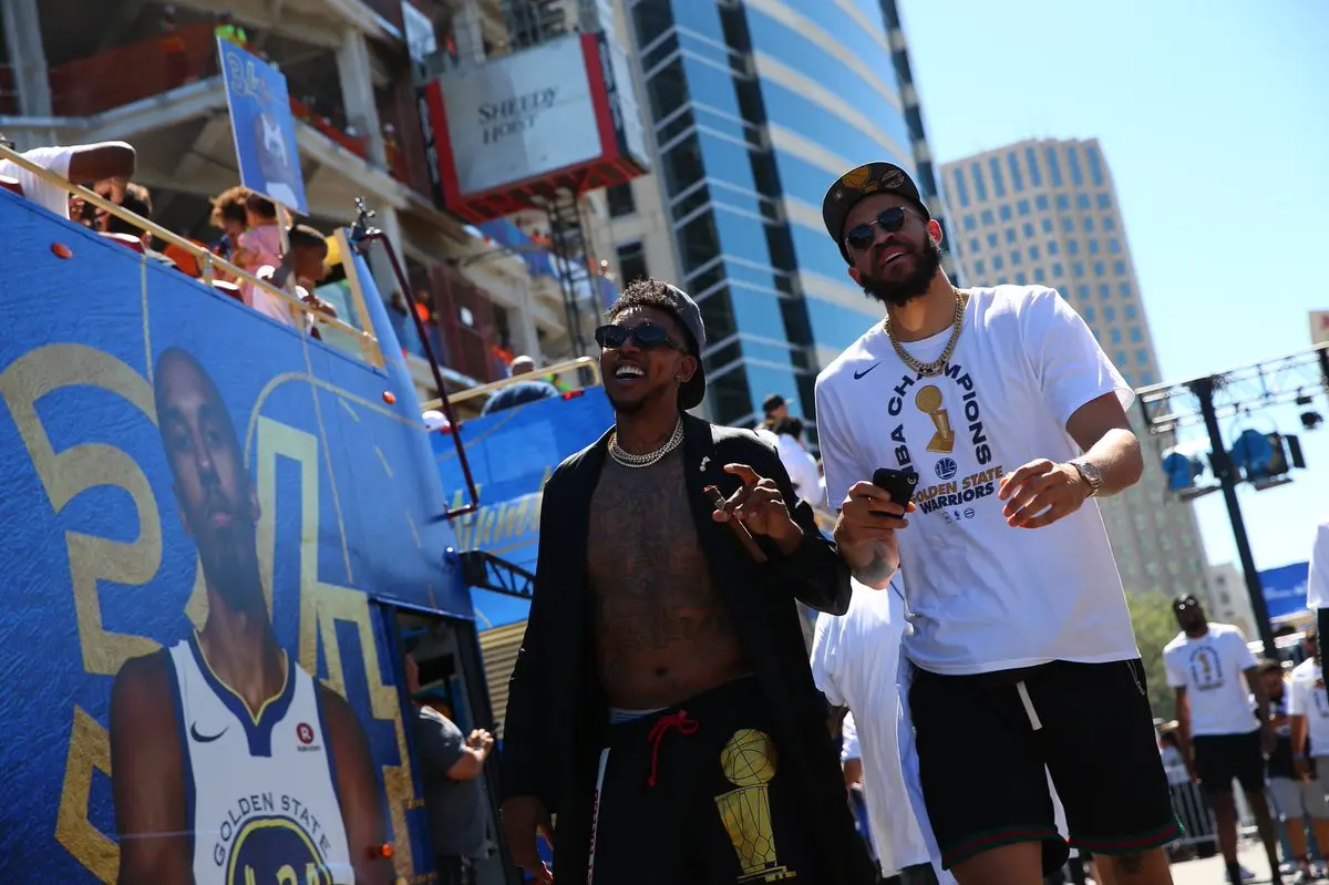 Desfile Golden State Warriors - JaVale McGee - Nick Young