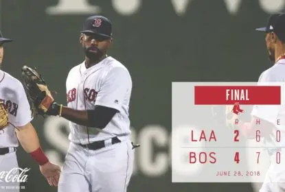 Com boa atuação do bullpen e boas defesas dos outfielders, Red Sox vencem Angels - The Playoffs