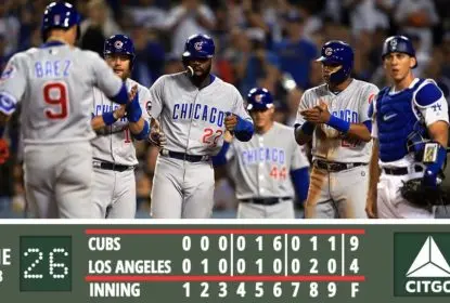 Javier Baez doutrina e Chicago Cubs vence Los Angeles Dodgers - The Playoffs