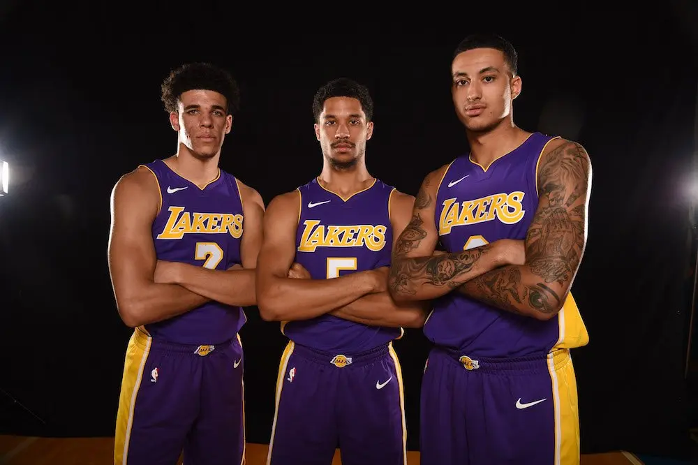 Lakers pedem para que Lonzo e Kuzma evitem polêmicas nas redes sociais