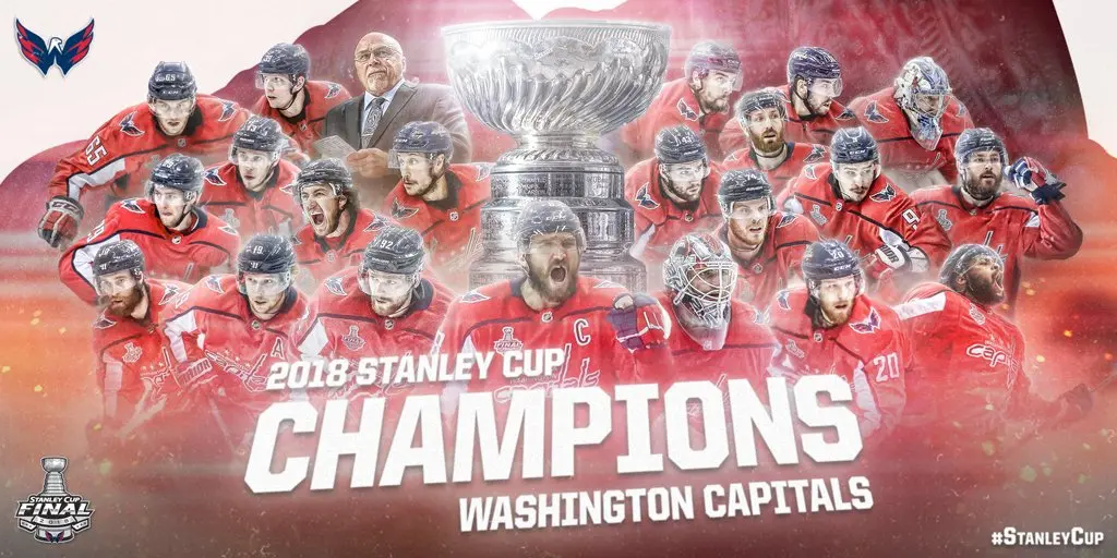 Capitals vencem Golden Knights e conquistam Stanley Cup em 2018