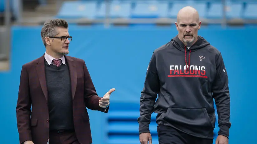 Falcons renovam com Dimitroff e Quinn por mais três temporadas, até 2022.