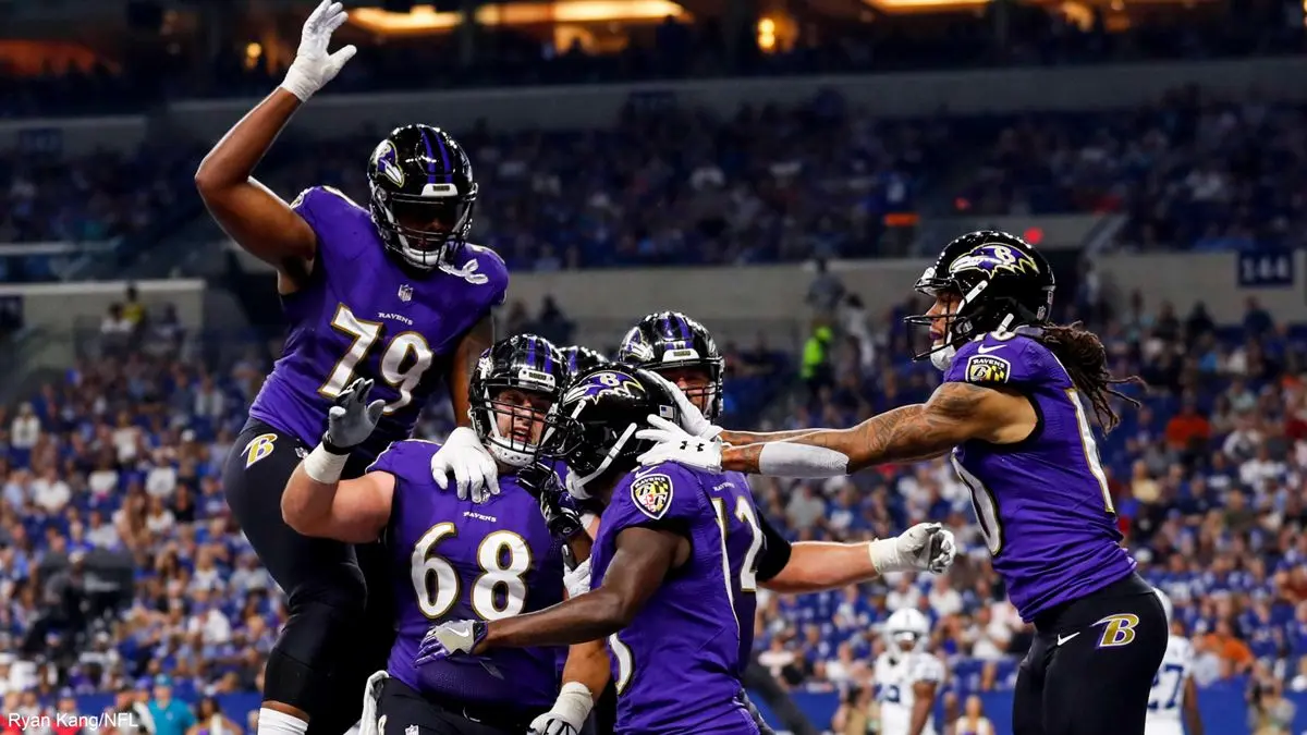 Baltimore Ravens vence Indianapolis Colts pela pré-temporada da NFL