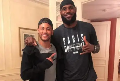 Neymar publica foto de encontro com LeBron James - The Playoffs