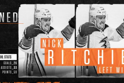 Nick Ritchie assina “contrato ponte” de 3 anos e está de volta aos Ducks - The Playoffs