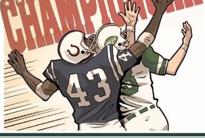 Jets e Marvel lançam revista comemorativa do título do Super Bowl III - The Playoffs
