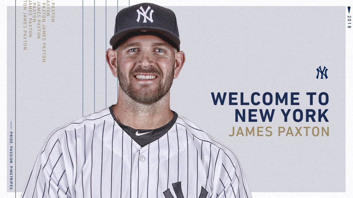Yankees adquirem James Paxton em troca com Seattle Mariners
