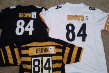 Antonio Brown personaliza suas camisas em apoio ao Cleveland Browns - The Playoffs