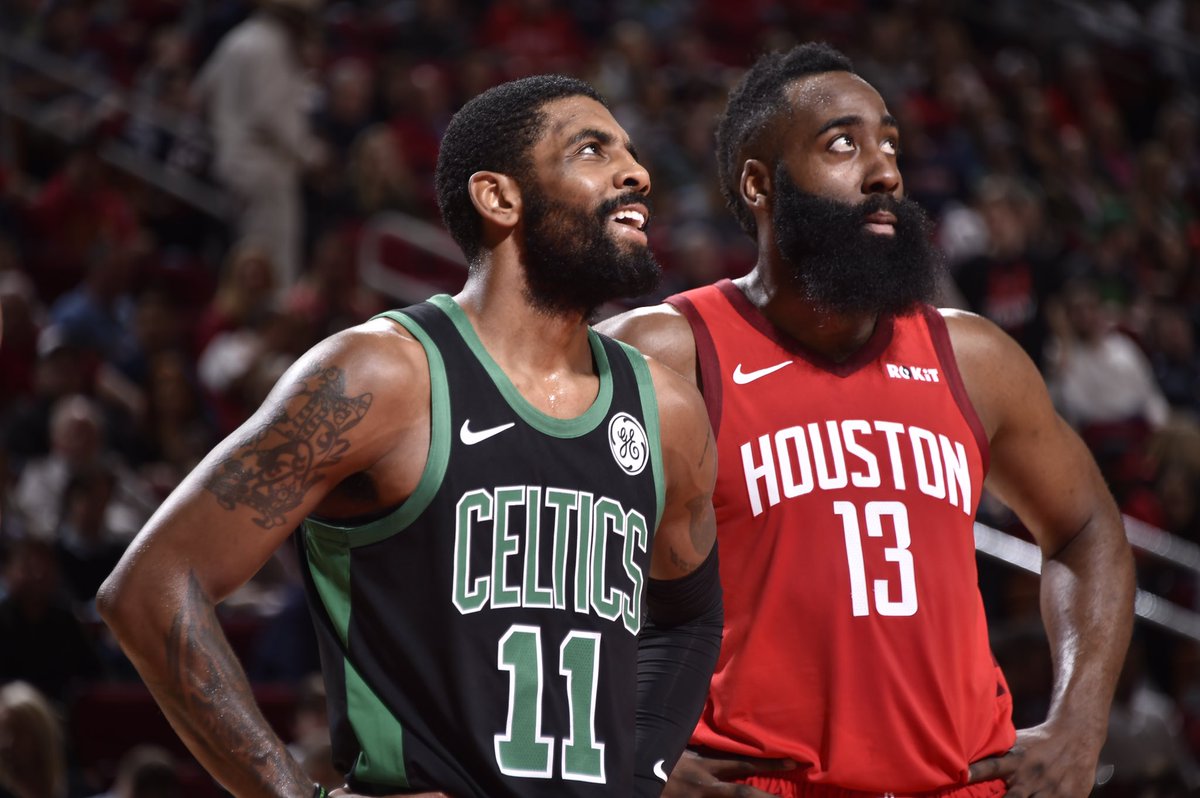 Com mais um show e recorde de Harden, Rockets vencem os Celtics em casa