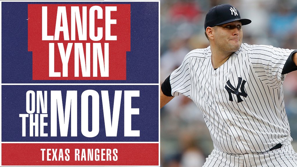 Lance Lynn assina contrato de três anos com Texas Rangers