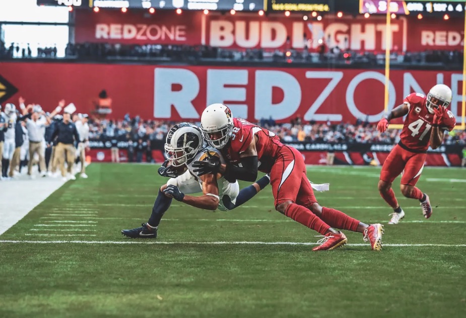 Robert Woods anota primeiro TD durante vitória do Los Angeles Rams sobre o Arizona Cardinals, em Glendale, na Semana 16 da NFL 2018