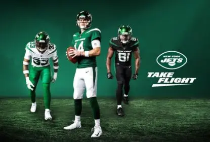 New York Jets revela novos uniformes e troca de escudo - The Playoffs