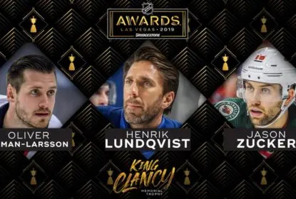 Zucker, Lundqvist e Ekman-Larsson concorrem ao King Clancy Memorial Trophy - The Playoffs