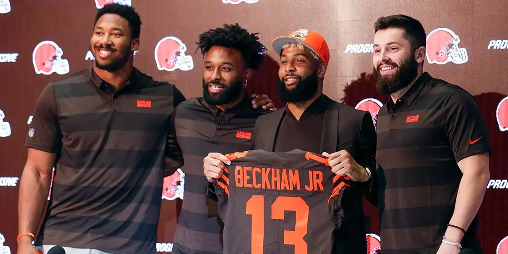 Odell Beckham Jr. é apresentado oficialmente pelo Cleveland Browns