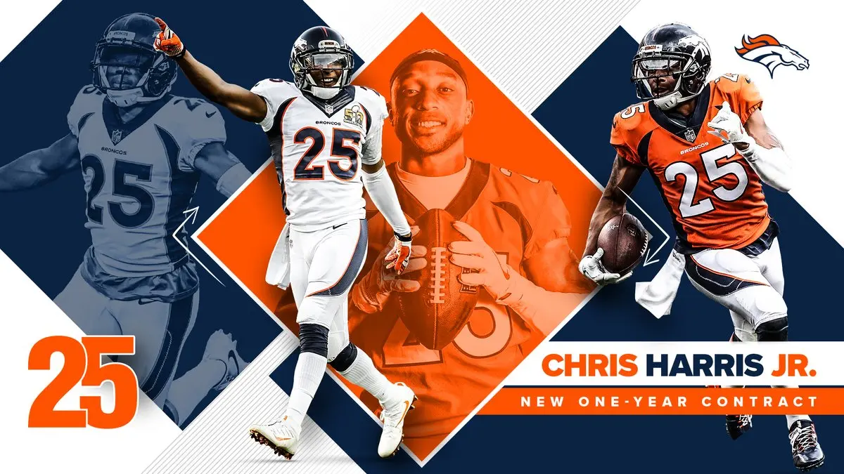 Chris Harris Jr. recebe aumento salarial do Denver Broncos para último ano de contrato