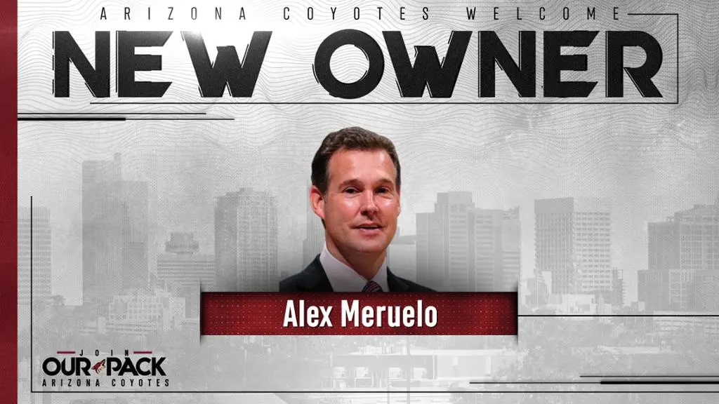 Venda é concluída e Alex Meruelo é novo dono do Arizona Coyotes