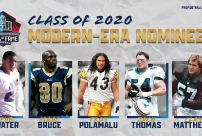 Hall da Fama da NFL divulga lista de candidatos da era moderna para classe de 2020 - The Playoffs