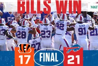 Bills derrotam Bengals e seguem invictos em 2019 - The Playoffs