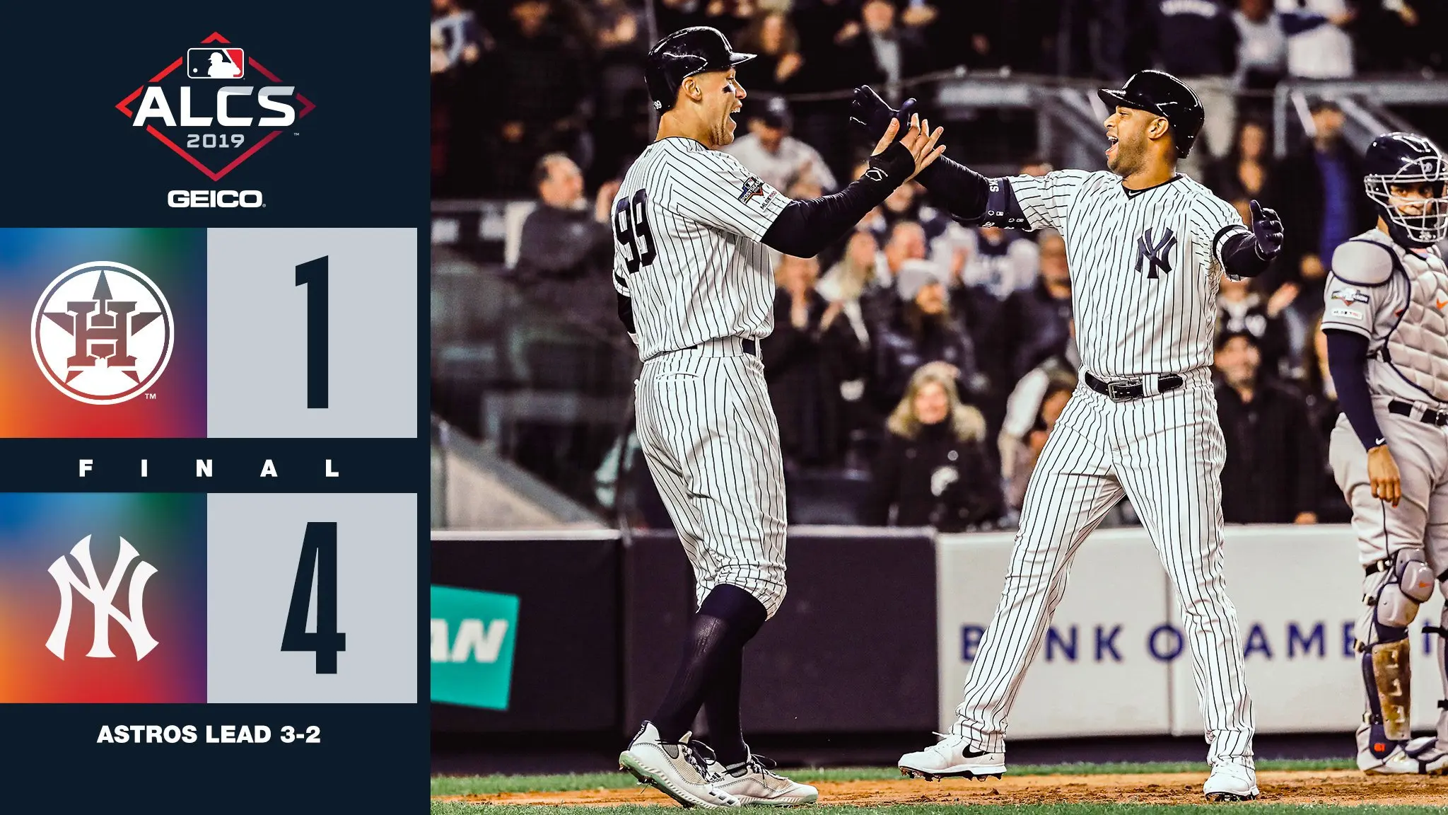 Yankees vencem duelo de arremessadores contra Astros em Nova York