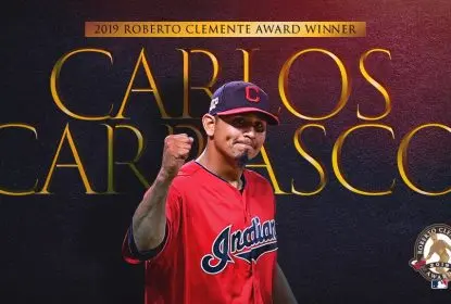 Carlos Carrasco, dos Indians, vence Prêmio Roberto Clemente em 2019 - The Playoffs