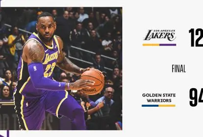 Sem muitos problemas, Lakers vencem os Warriors em casa - The Playoffs