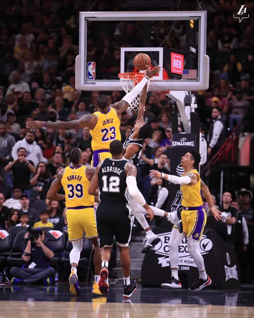 LeBron James - Los Angeles Lakers - San Antonio Spurs
