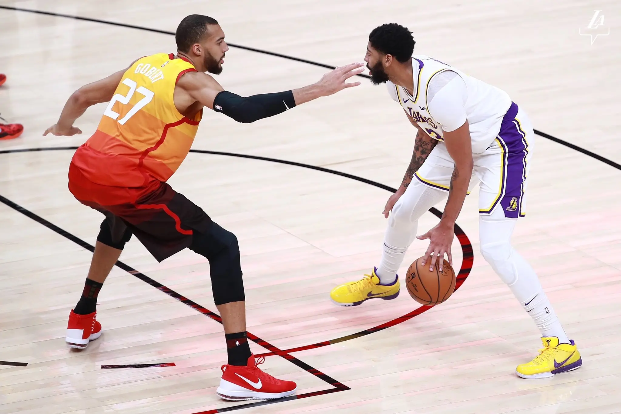 Ridy Gobert - Anthony Davis - Los Angeles Lakers - Utah Jazz NBA