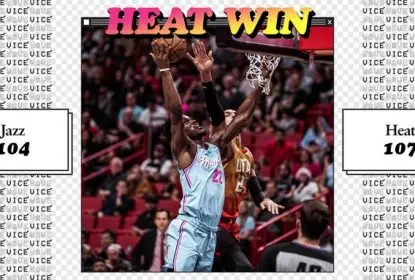 Miami Heat vence por 107 x 104 e acaba com a sequência de cinco vitórias do Utah Jazz - The Playoffs