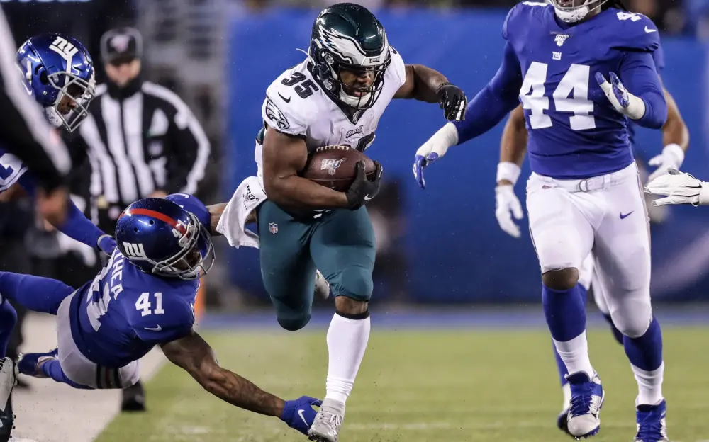Eagles ganham sobre Giants, 34 a 17, na Semana 17 da NFL 2019