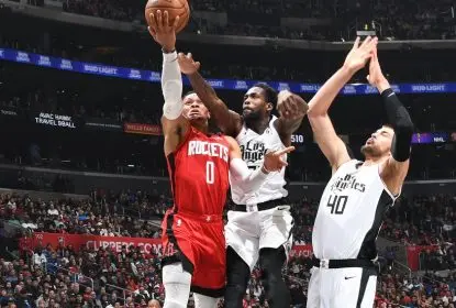Westbrook atinge sua maior pontuação da temporada e Rockets vencem Clippers - The Playoffs