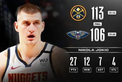 Nikola Jokic ‘ofusca’ Zion Williamson e Nuggets batem Pelicans - The Playoffs