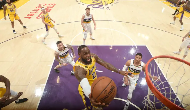 Lakers vence Pelicans com show de LeBron