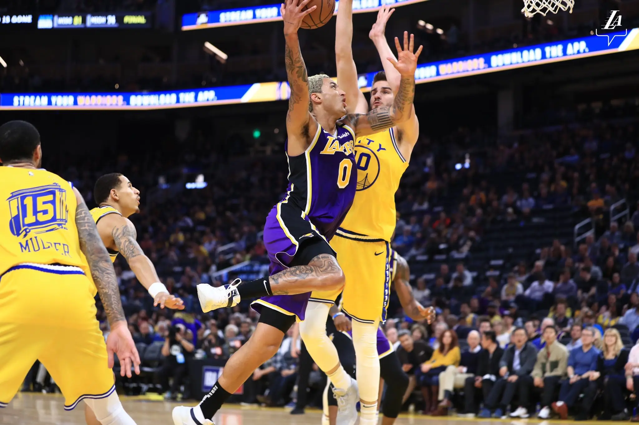 Los Angeles Lakers - Golden State Warriors - NBA - Kyle Kuzma