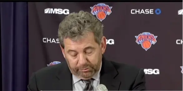 Em comunicado, dono dos Knicks diz que segue busca por presidente de operações