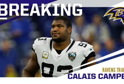 Baltimore Ravens e Jacksonville Jaguars acertam troca por Calais Campbell - The Playoffs