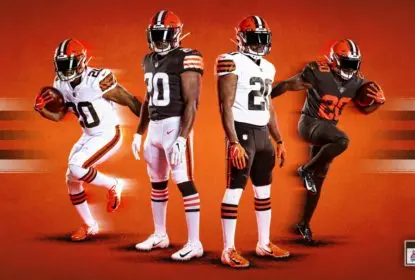 Cleveland Browns revela novos uniformes para a temporada 2020 - The Playoffs