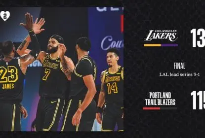 Lakers vencem Blazers e ficam a uma vitória de eliminar time de Portland - The Playoffs